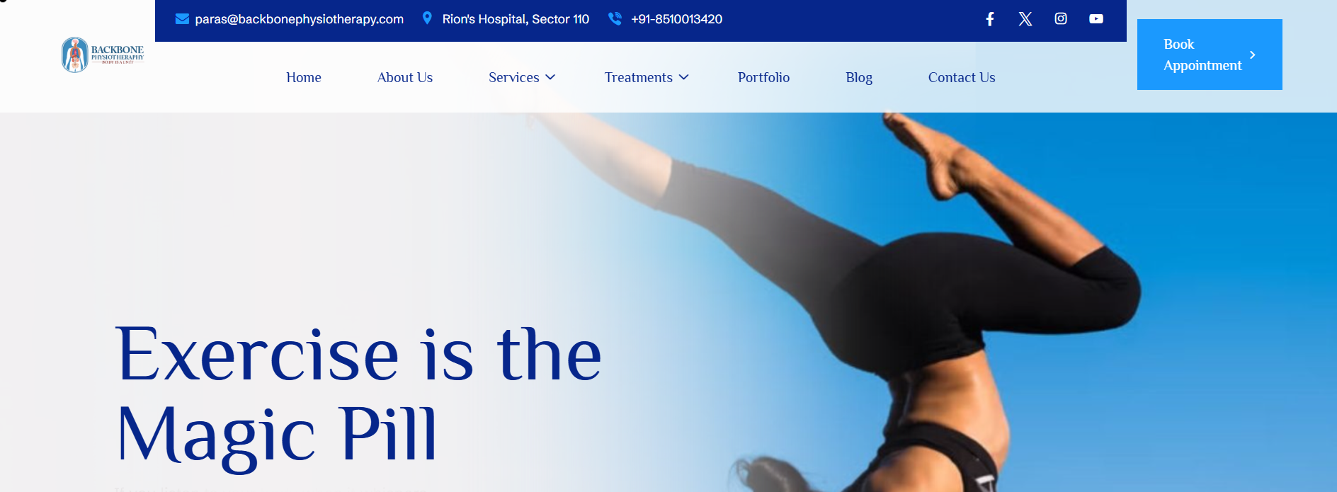 Physiotherapy Backbone